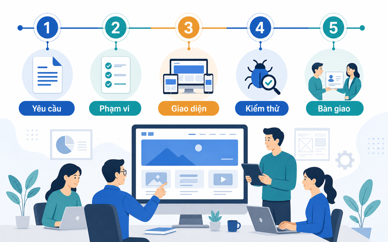 Quy trình rõ giúp doanh nghiệp biết cần duyệt gì ở từng giai đoạn và giảm hiểu nhầm khi triển khai.