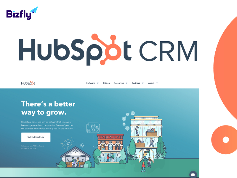 Hubspot CRM là phần mềm online miễn phí, đáp ứng nhu cầu cơ bản của doanh nghiệp