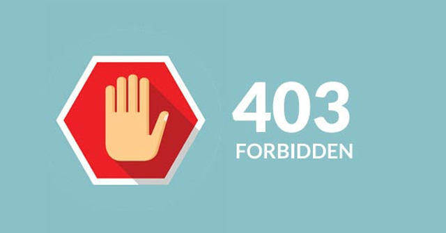 Lỗi 403 Forbidden Error là gì