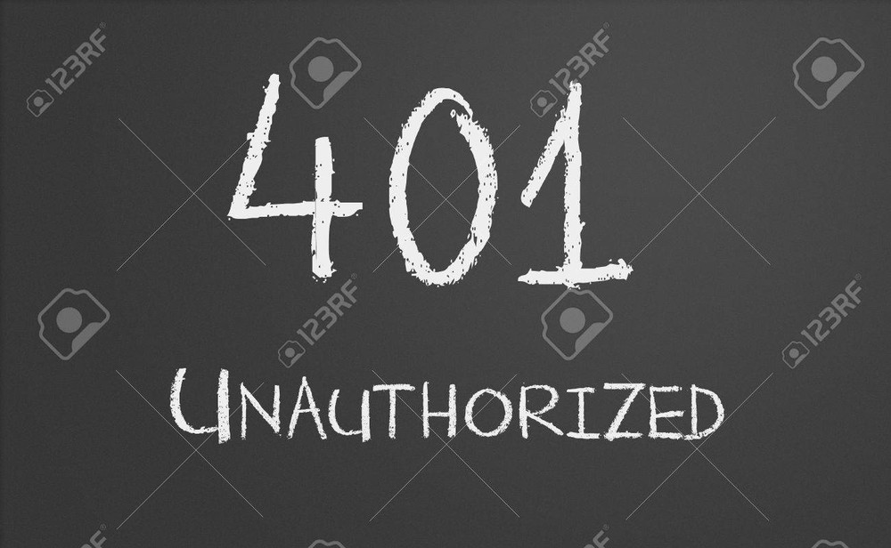 Lỗi 401 Unauthorized error là gì
