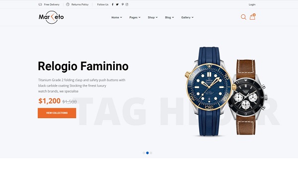 Mẫu thiết kế website bán hàng online miễn phí