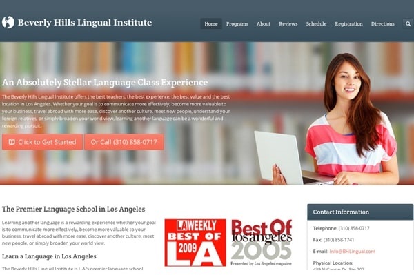 Mẫu thiết kế website du học, tư vấn du học thu hút, ấn tượng