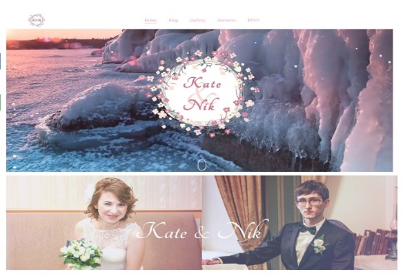 mẫu thiết kế website ảnh viện áo cưới, chụp ảnh cưới ấn tượng