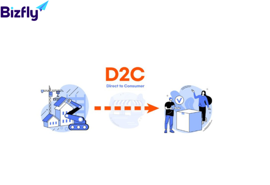 Mô hình D2C (Direct-to-Consumer) là một phương thức kinh doanh sản phẩm của mình trực tiếp đến khách hàng