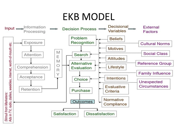 Mô hình hành vi người tiêu dùng của EBK
