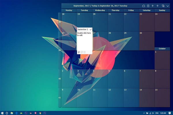 Phần mềm quản lý công việc miễn phí Calendar