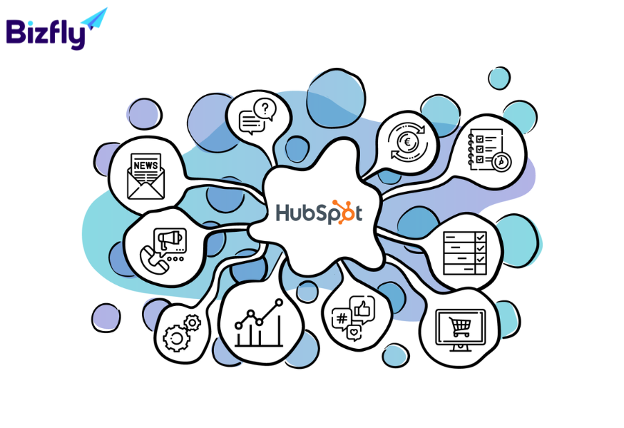 Hubspot tích hợp hầu hết mọi tính năng mà các Marketer tìm kiếm