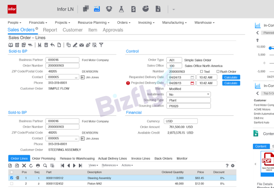 Phần mềm quản lý doanh nghiệp Infor ERP