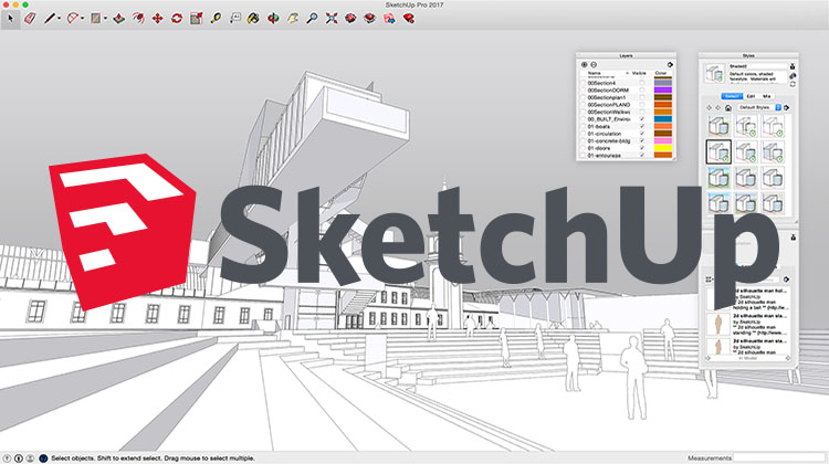 Phần mềm thiết kế 3D - Sketchup