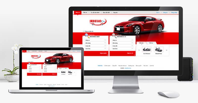 Thiết kế website ô tô cần tính năng đăng ký lái thử