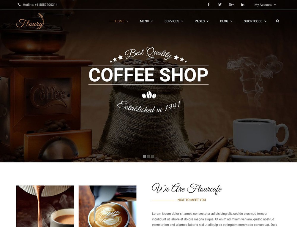 Vì sao nên thiết kế website quán cà phê?
