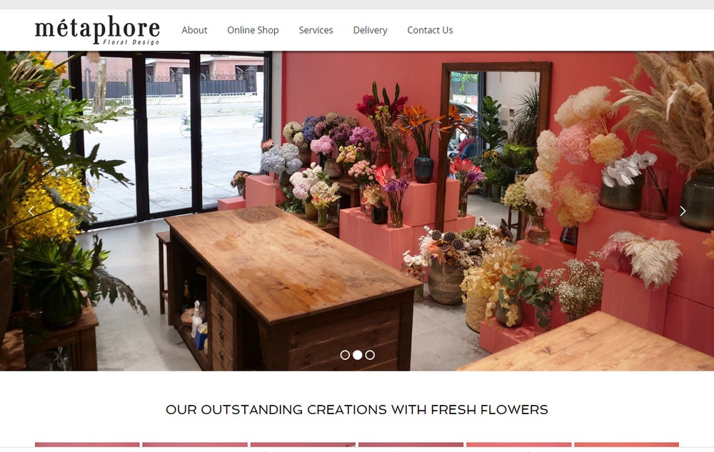 Bizfly Website - Dịch vụ thiết kế website bán hoa tươi online chuyên nghiệp