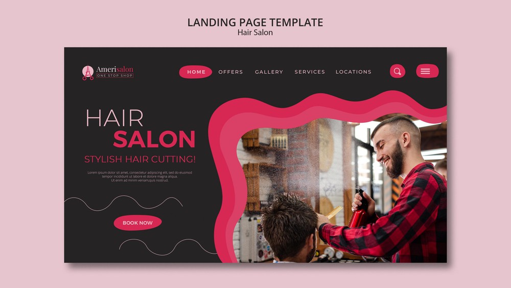 Vì sao nên thiết kế website salon tóc
