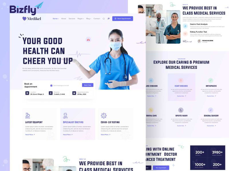 Thiết kế website nha khoa chuyên nghiệp