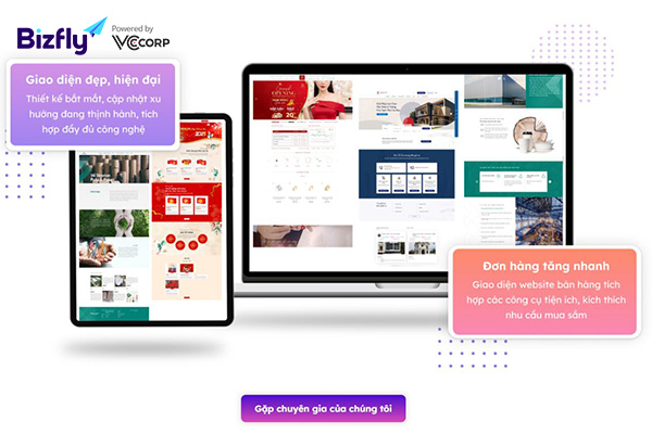 Thiết kế website theo yêu cầu tại Cao Bằng - BizWebsite