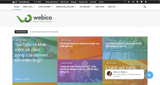 WEBICO cung cấp nhiều gói dịch vụ thiết kế website tại Đắc Nông
