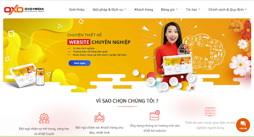 OXO MEDIA là một công ty uy tín trong lĩnh vực thiết kế website tại Đắc Nông