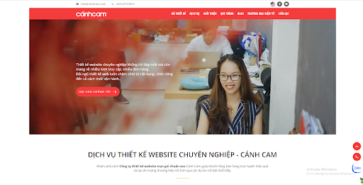 Cánh Cam nhận được dự án thiết kế website tại Hậu Giang từ đông đảo các doanh nghiệp 