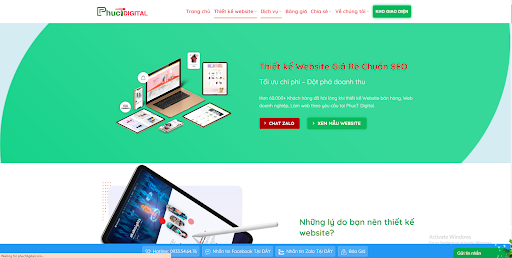 PhucT Digital thiết kế website tại Hòa Bình rẻ, chuẩn SEO