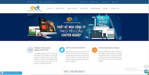 Skyweb tập trung vào việc cung cấp các dịch vụ thiết kế website tại Lào Cai chất lượng cao