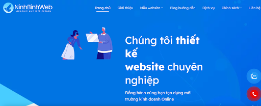 Với 10 năm kinh nghiệm, Ninh Bình Web đảm bảo sẽ mang đến các mẫu website đẹp, thu hút và chất lượng nhất cho khách hàng