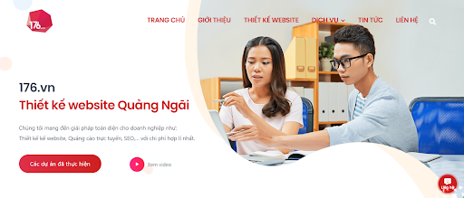 Công ty Thương Mại Và Dịch Vụ 176  là đơn vị đang dẫn đầu xu thế trong lĩnh vực thiết kế website tại Quảng Ngãi