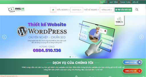  VN4U là đơn vị thiết kế website tại Sơn La chuẩn SEO