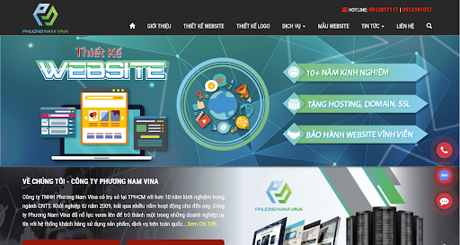 Phương Nam Vina cung cấp dịch vụ thiết kế website tại Sơn La uy tín, chuyên nghiệp