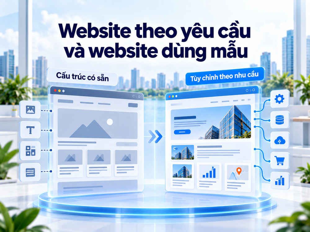 So sánh cấu trúc có sẵn và khả năng tùy chỉnh theo nhu cầu doanh nghiệp.