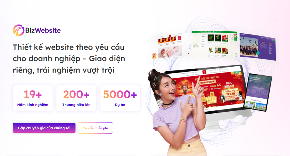 Thiết kế website tài chính tại BizWebsite