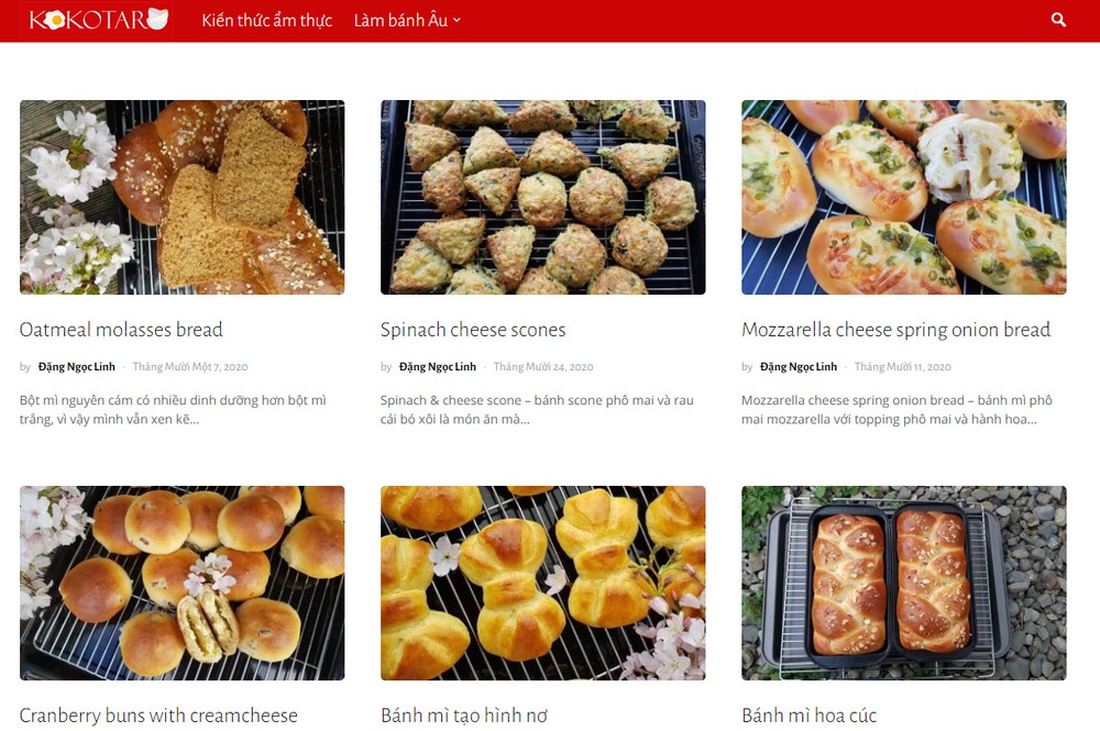 trang web dạy nấu ăn