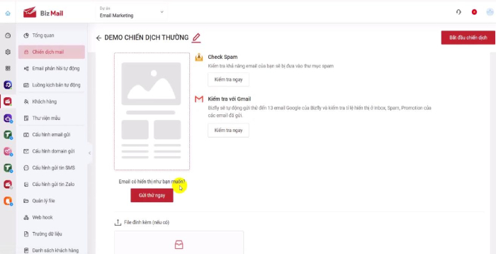 BizMail là một công cụ Email Marketing tự động giúp doanh nghiệp dễ dàng viết và gửi email marketing