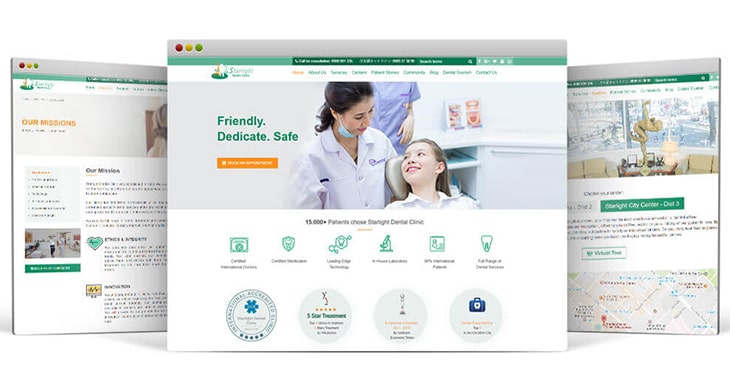 Chức năng cần có khi thiết kế website bệnh viện 