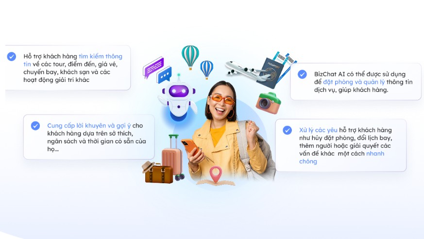 Ứng dụng của BizChatAI trong du lịch