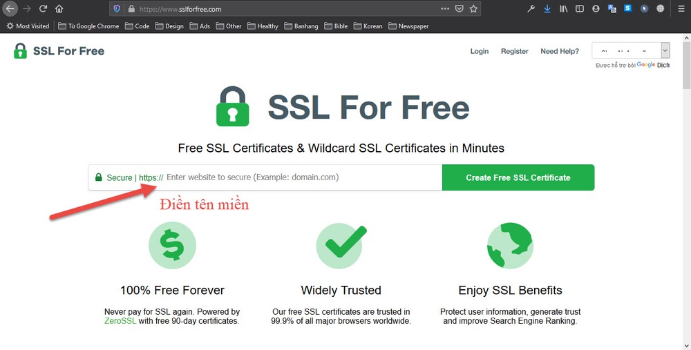 Làm thế nào để thêm SSL vào website 