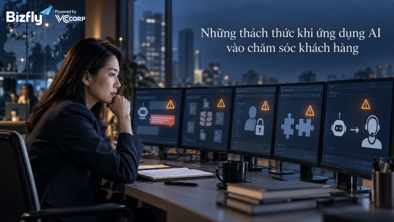 Những thách thức khi ứng dụng AI vào chăm sóc khách hàng