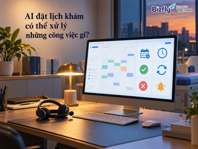 AI đặt lịch khám có thể xử lý những công việc gì?