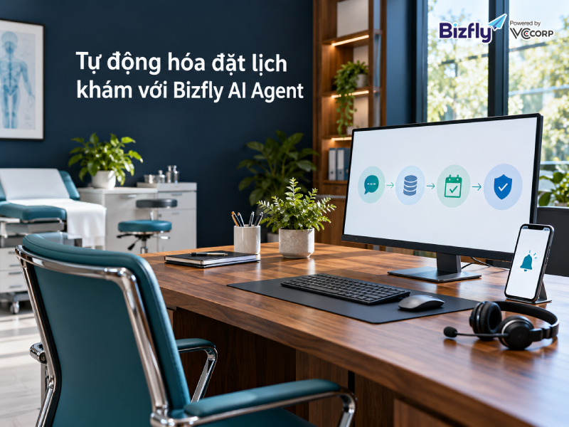 Tự động hóa đặt lịch khám với Bizfly AI Agent