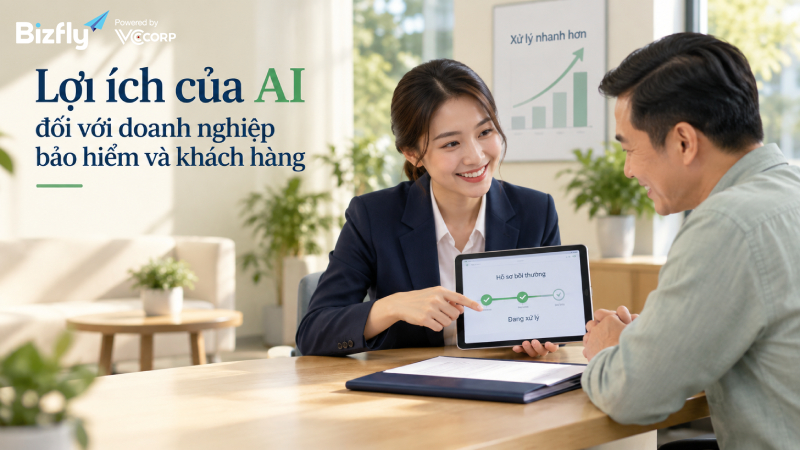 Lợi ích của AI trong bảo hiểm