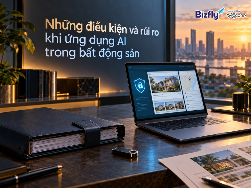Những điều kiện và rủi ro khi ứng dụng AI trong bất động sản