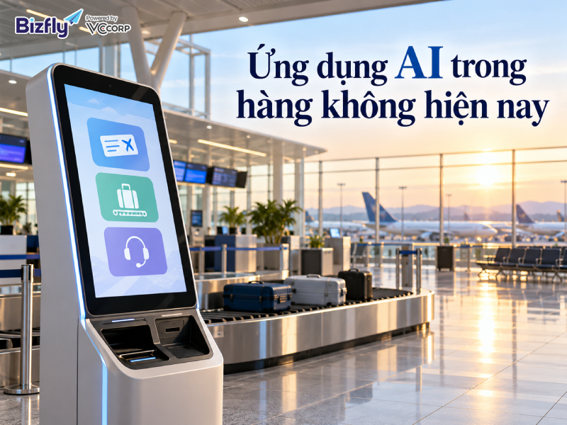 Ứng dụng AI trong hàng không hiện nay