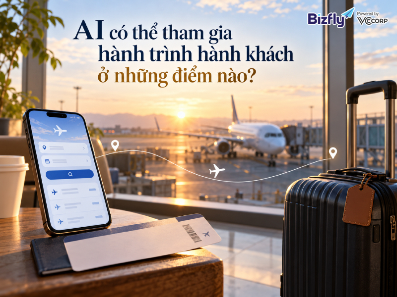AI có thể tham gia hành trình hành khách ở những điểm nào?