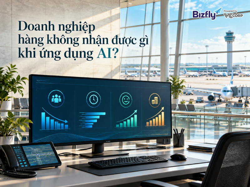 Doanh nghiệp hàng không nhận được gì khi ứng dụng AI?
