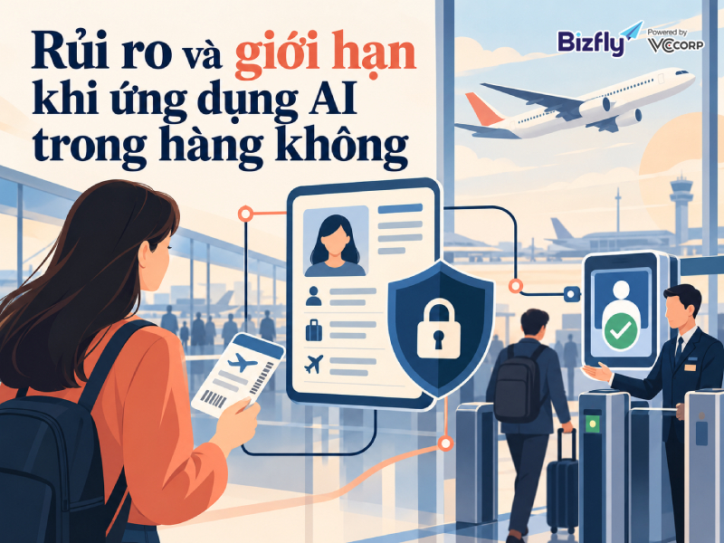 Rủi ro và giới hạn khi ứng dụng AI trong hàng không