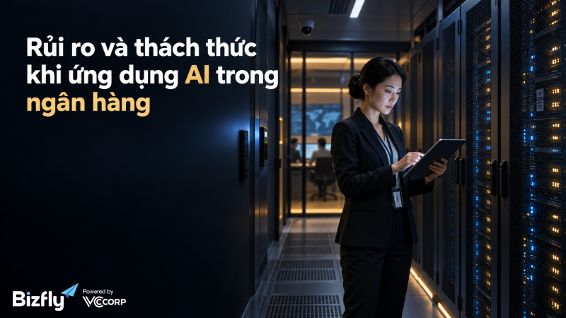 Rủi ro và thách thức khi ứng dụng AI trong ngân hàng