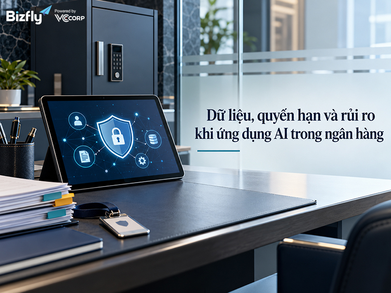 Dữ liệu, quyền hạn và rủi ro khi ứng dụng AI trong ngân hàng