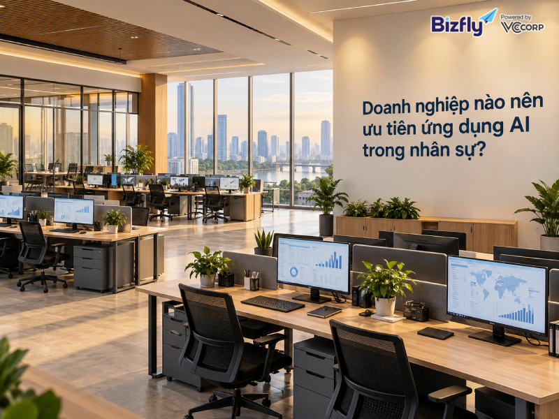 Doanh nghiệp nào nên ưu tiên ứng dụng AI trong nhân sự?