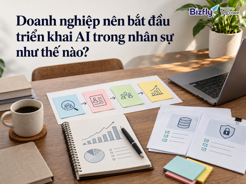 Doanh nghiệp nên bắt đầu triển khai AI trong nhân sự như thế nào?