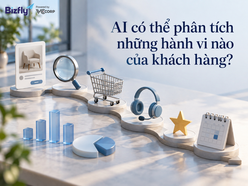 AI có thể phân tích những hành vi nào của khách hàng?