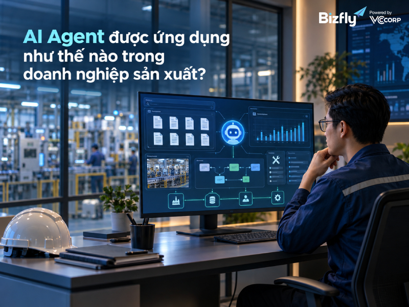 AI Agent được ứng dụng như thế nào trong doanh nghiệp sản xuất?